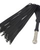 BDSM Flogger Real Cow Hide Leather (BDSM Steel Studed Soft Supple Tassel) Fetish Flogger, Thuddy Flogger, BDSM Petplay