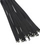 BDSM Flogger Real Cow Hide Leather (BDSM Steel Studed Soft Supple Tassel) Fetish Flogger, Thuddy Flogger, BDSM Petplay