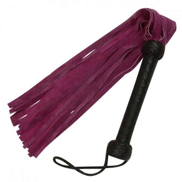 BDSM Flogger Real Suede Leather BDSM Bondage Heavy Duty Fetish Flogger, Whip, Flog, Spanking