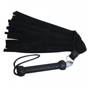 BDSM Fetish Fun Mate Suede Leather Soft Tassel Kinky Flogger, BDSM Impact Toys, Big Leather flogger