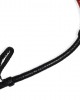 BDSM Leather Bull-Whip Cow Hide 23 Inches Indiana Jones Genuine Black & Red Leather sticks, Fiber Stick Whip