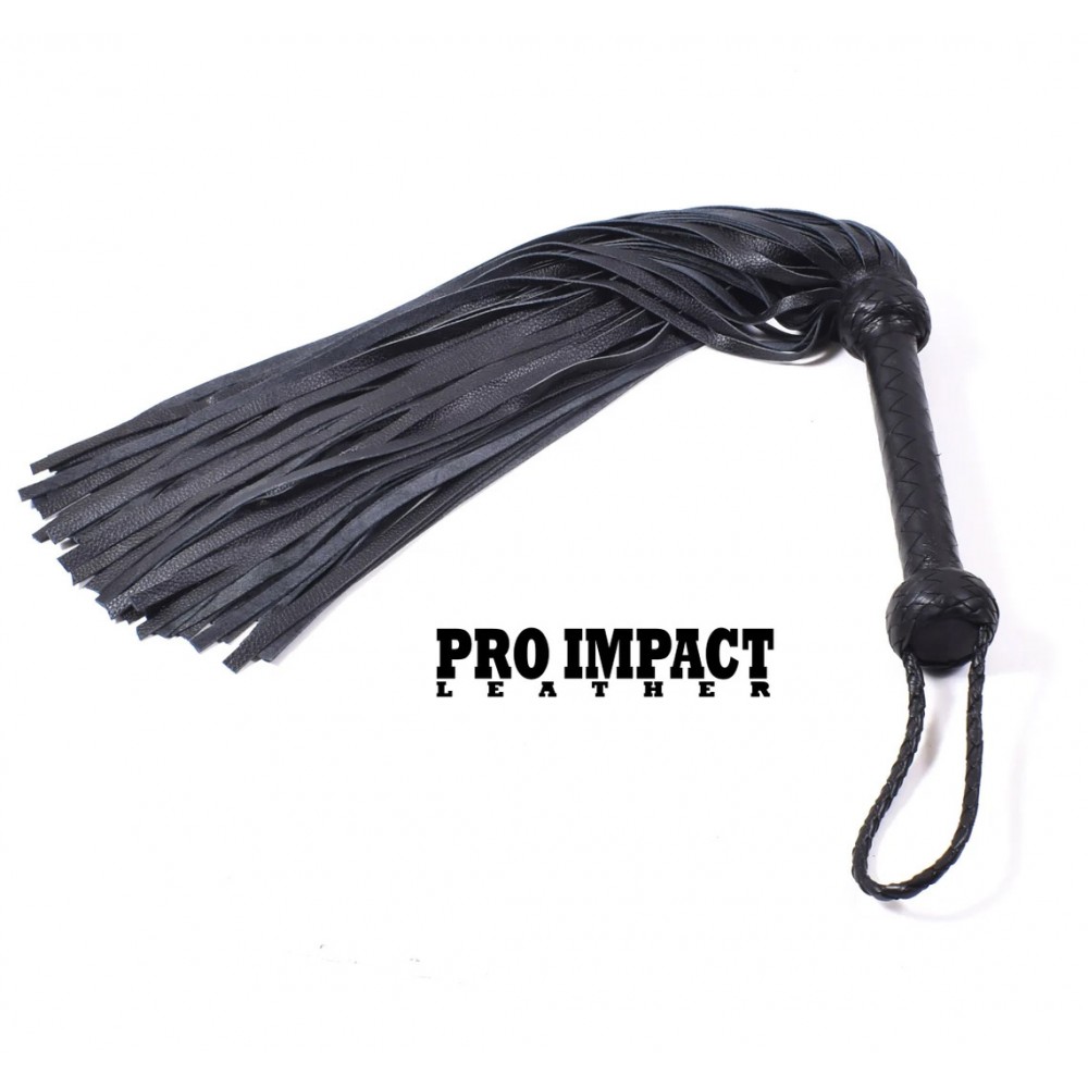 BDSM Petplay Flogger, 100 Tails Real Leather BDSM Bondage Flogger-Heavy Duty Fetish Soft Tassel Flogger