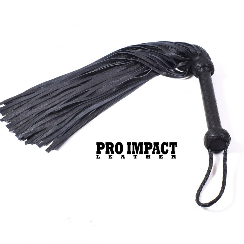 BDSM Petplay Flogger, 100 Tails Real Leather BDSM Bondage Flogger-Heavy Duty Fetish Soft Tassel Flogger