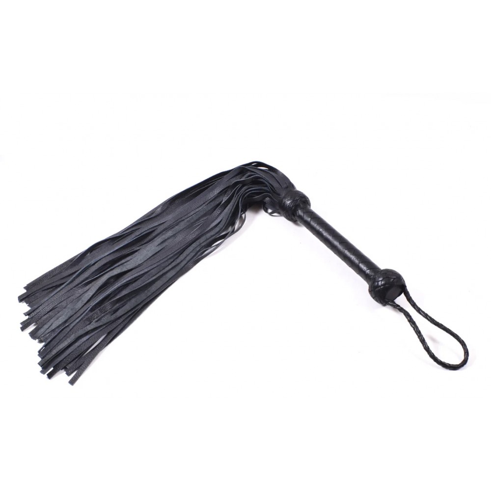 BDSM Petplay Flogger, 100 Tails Real Leather BDSM Bondage Flogger-Heavy Duty Fetish Soft Tassel Flogger