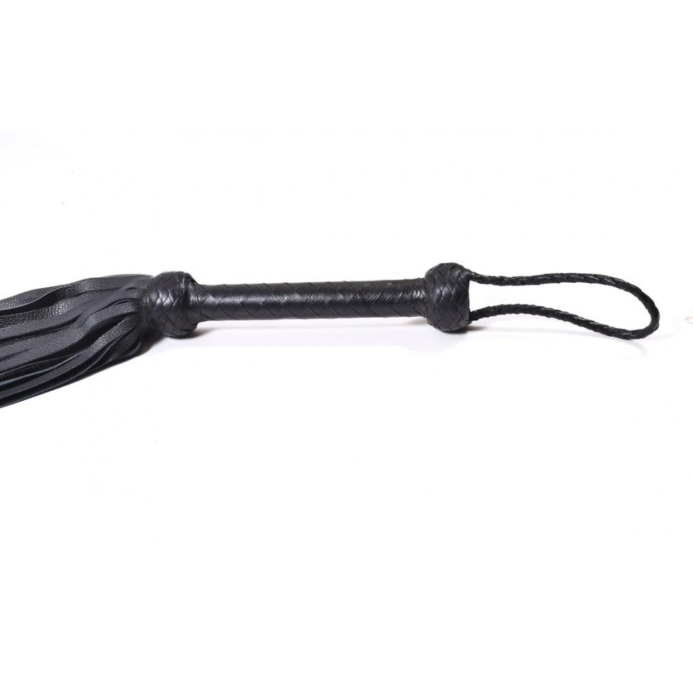 BDSM Petplay Flogger, 100 Tails Real Leather BDSM Bondage Flogger-Heavy Duty Fetish Soft Tassel Flogger