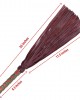 Leather Bdsm Spanking Floggers 50 tails Brown Black Suede Real Leather Flogger Handcrafted Wooden Handle-