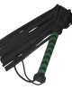 Real Cow-Hide Flogger Fetish Leather Heavy Duty BDSM Kinky Flogger Impact Play Toy