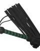 Real Cow-Hide Flogger Fetish Leather Heavy Duty BDSM Kinky Flogger Impact Play Toy